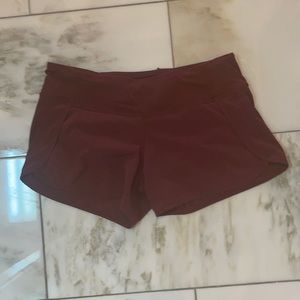 Lululemon run times 4” running shorts